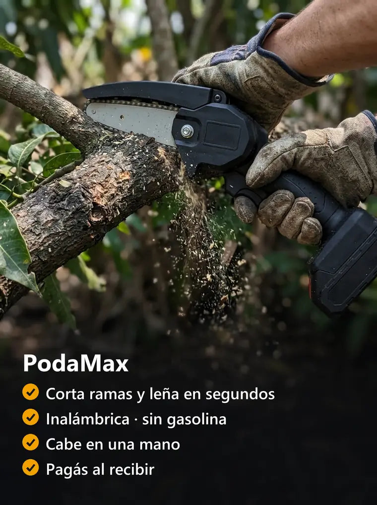 PodaMax mini motosierra inalámbrica