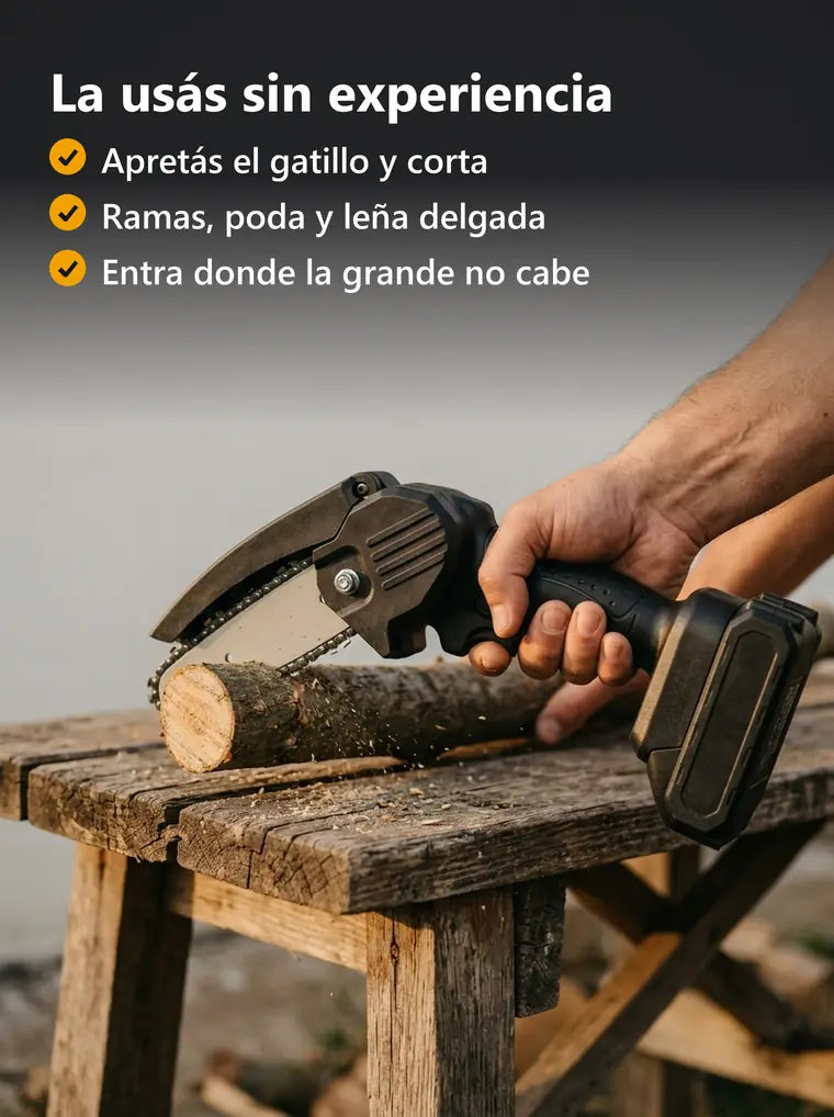 PodaMax mini motosierra inalámbrica