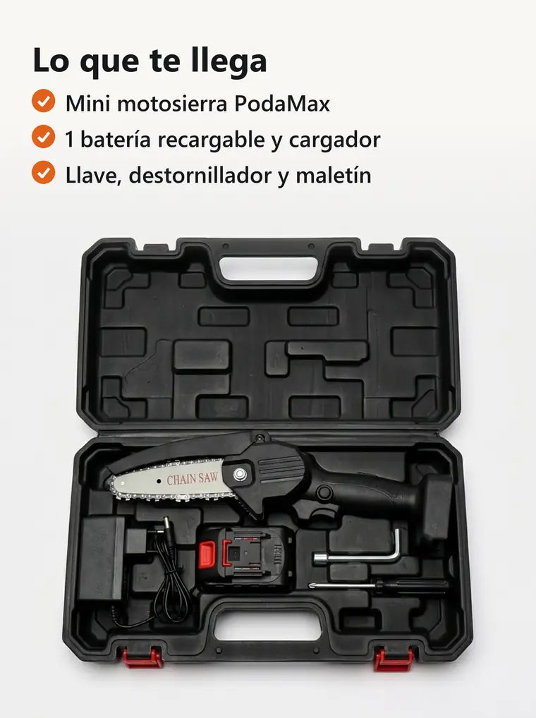 PodaMax mini motosierra inalámbrica